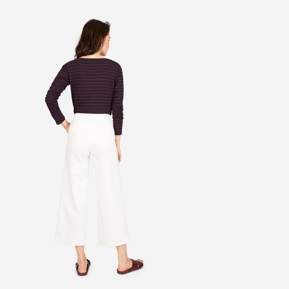 Everlane Heavyweight Tee in Burgundy/Black size S - Picture 7 of 7